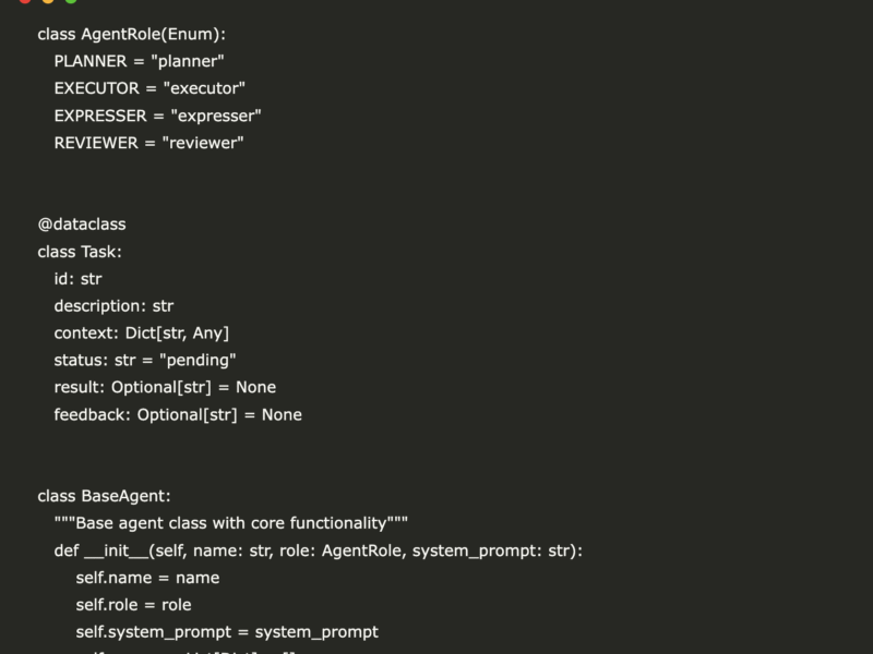 A Coding Guide to Build Intelligent Multi-Agent Systems with the PEER Pattern