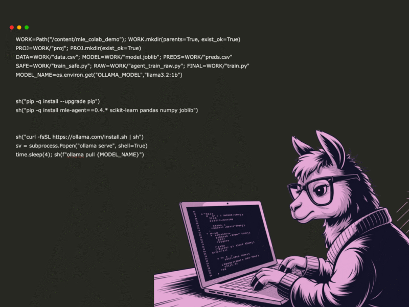 Building a Reliable End-to-End Machine Learning Pipeline Using MLE-Agent and Ollama Locally