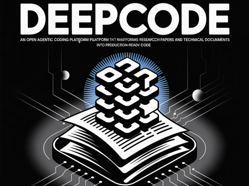 DeepCode: An Open Agentic Coding Platform that Transforms Research Papers and Technical Documents into Production-Ready Code