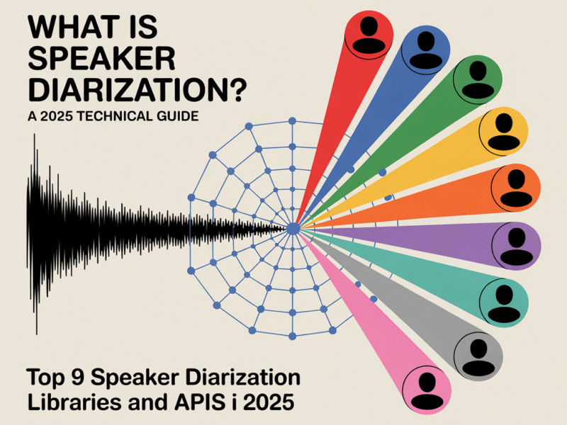 What Is Speaker Diarization? A 2025 Technical Guide: Top 9 Speaker Diarization Libraries and APIs in 2025
