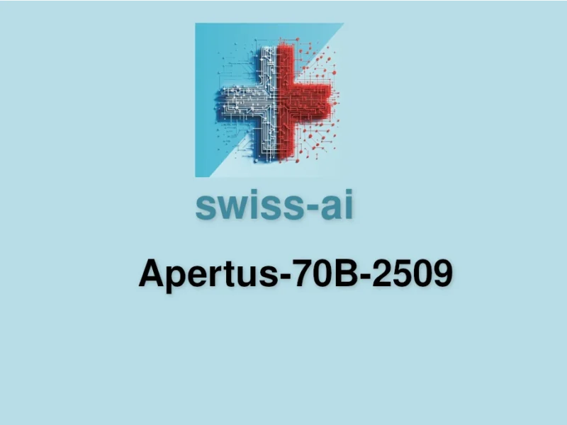 Schweiz lanserar Apertus – den första helt öppna AI-modellen byggd för allmänheten